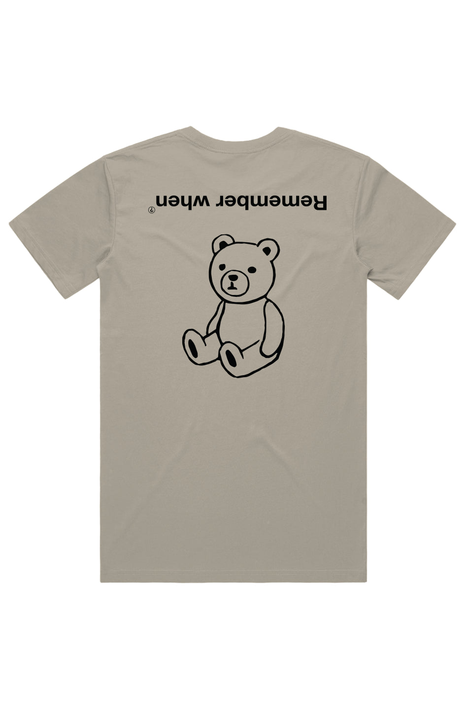 RememberWhen? Upside tee Natural