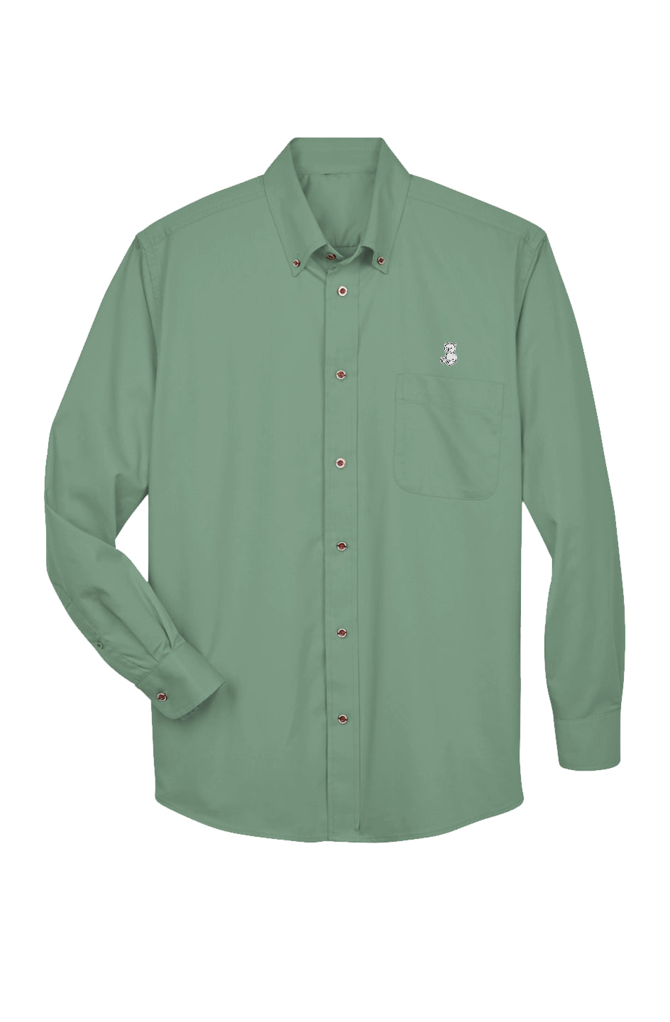 Mens Long-Sleeve Twill Shirt