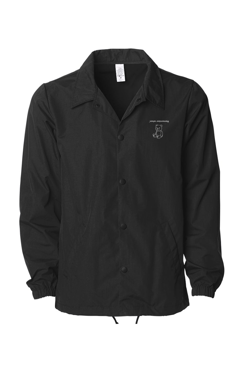 Black On Black Coaches Jacket