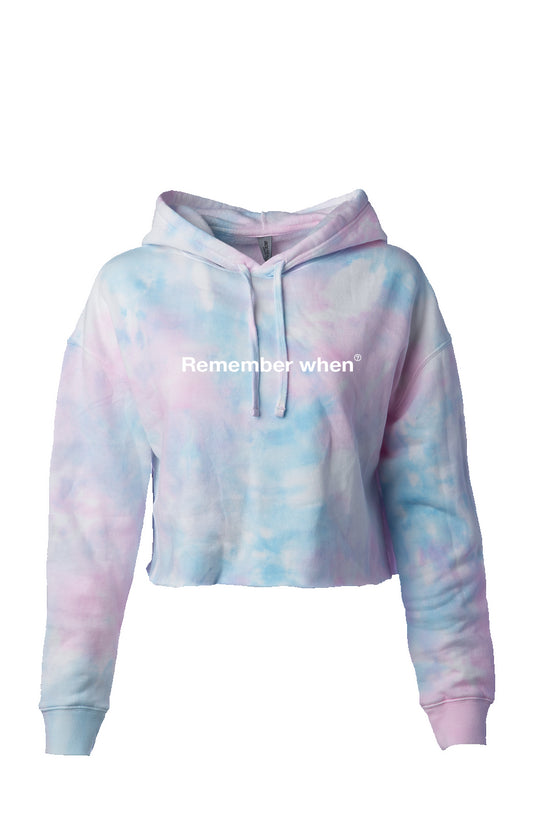 Tie Dye Crop Top hoodie