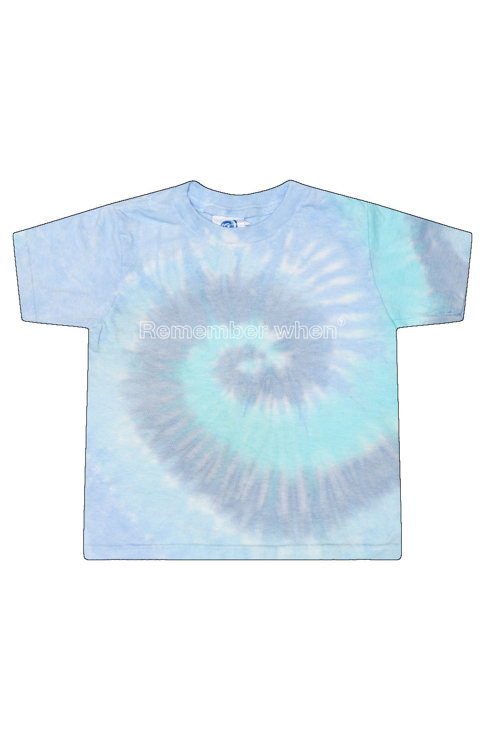 Tie-Dye Lagoon Ladies' Cropped T-Shirt