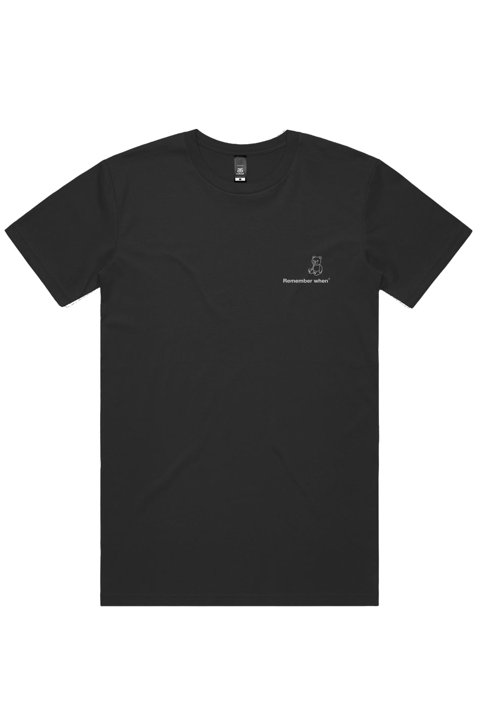 RememberWhen? Upside tee Black