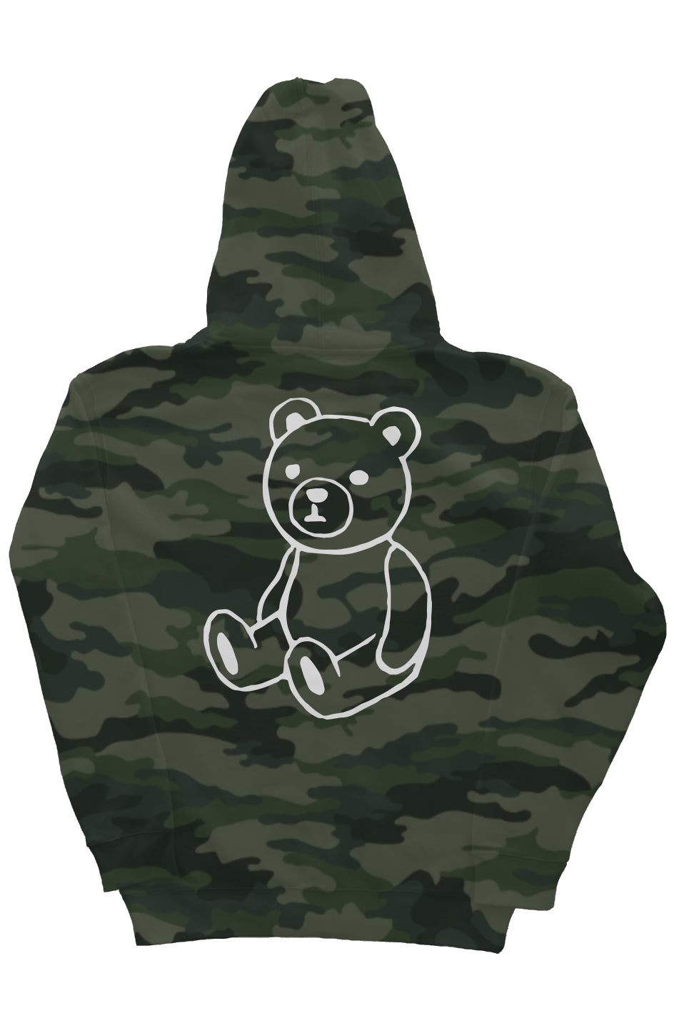 RememberWhen? Big bear hoodie Forest Camo