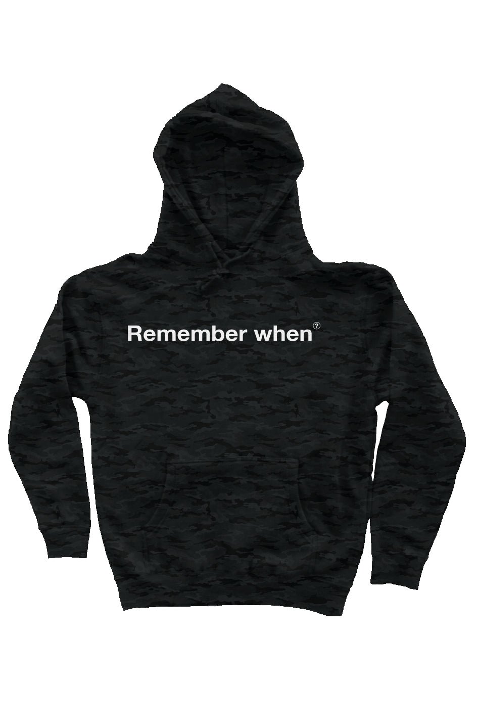 RememberWhen? Big bear camo hoodie black camo