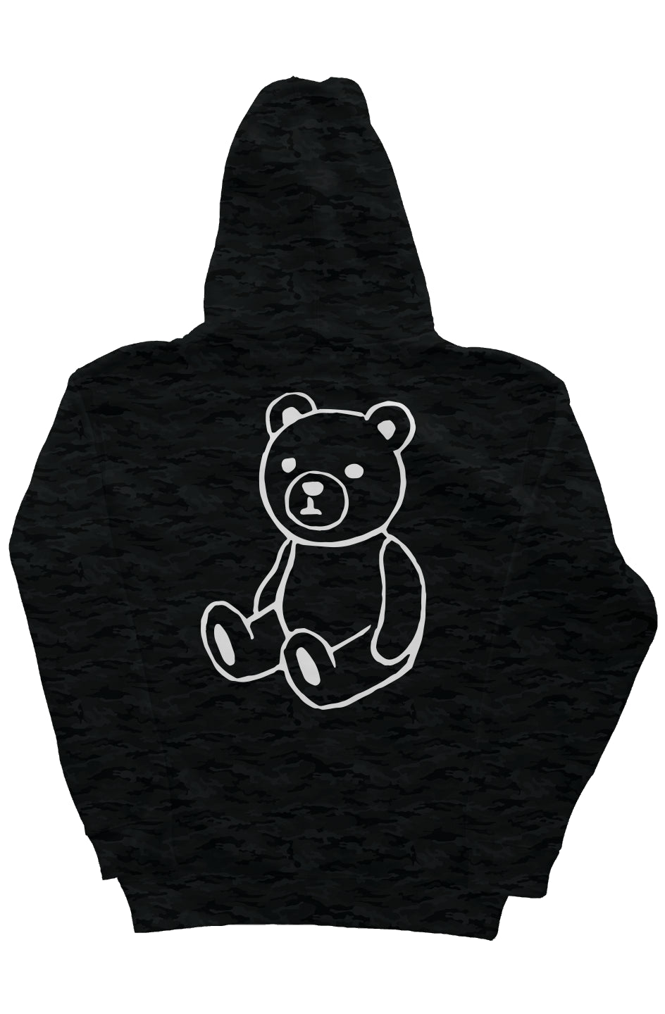 RememberWhen? Big bear camo hoodie black camo