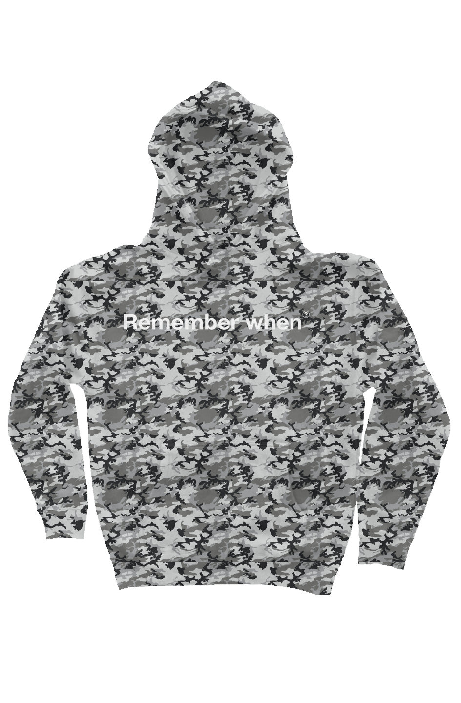 RememberWhen? Big bear camo hoodie Snow Camo