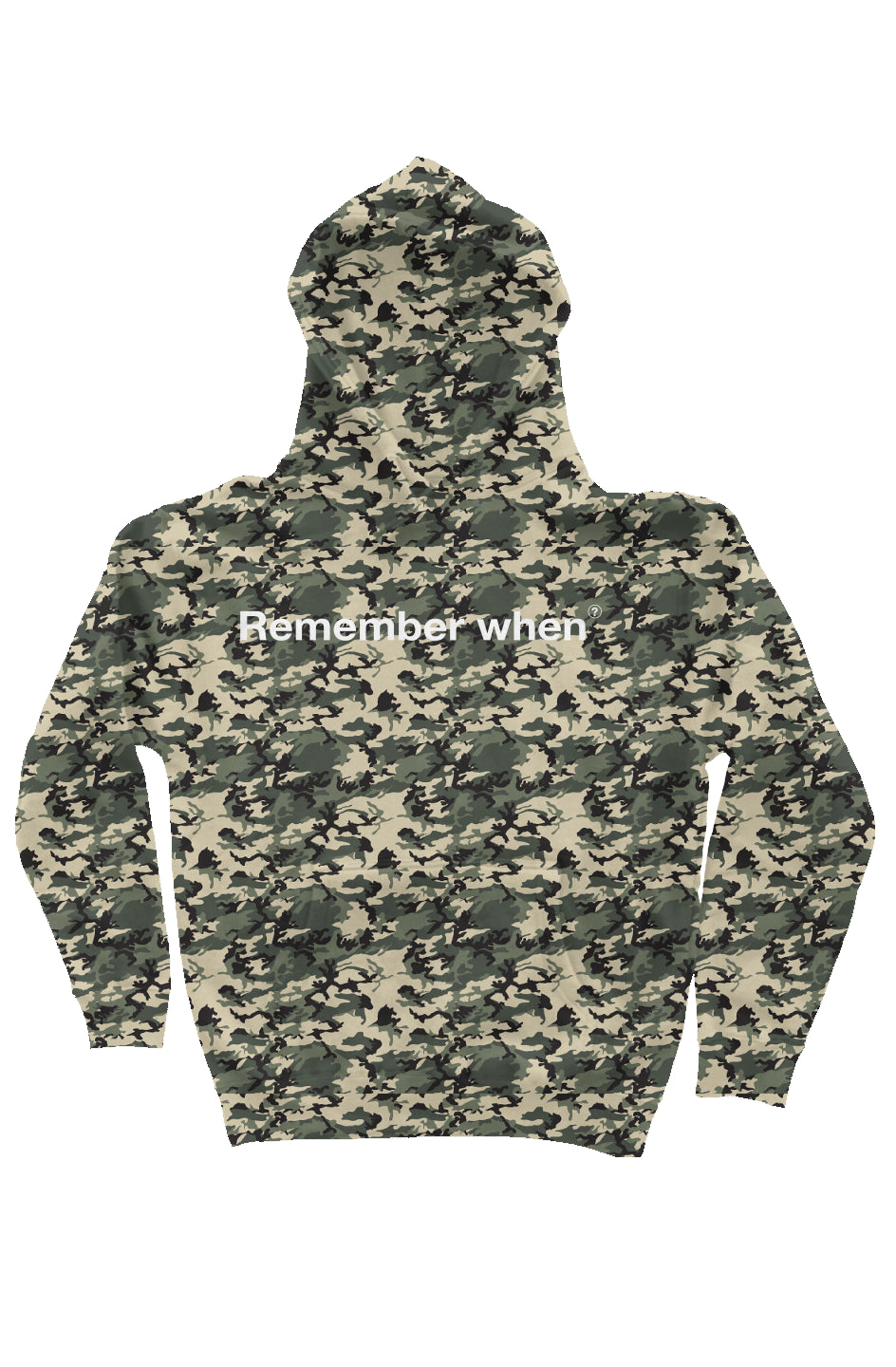 RememberWhen? Big bear camo hoodie Army Camo