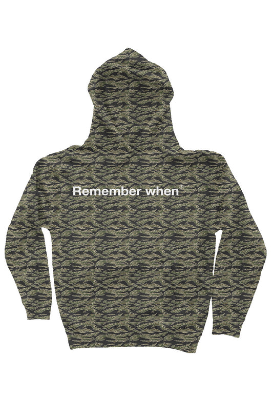 RememberWhen? Big bear camo hoodie Tiger Camo