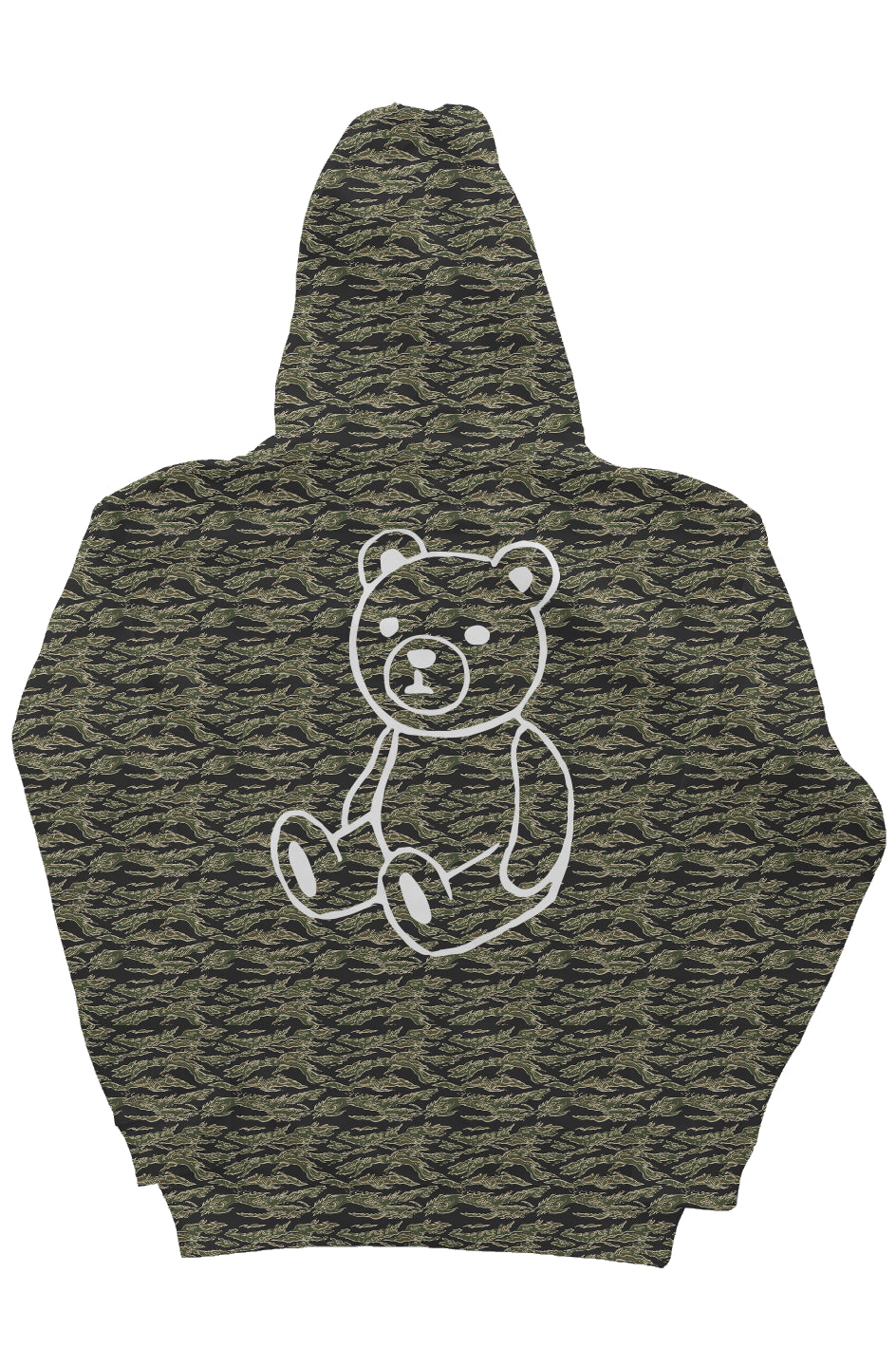 RememberWhen? Big bear camo hoodie Tiger Camo