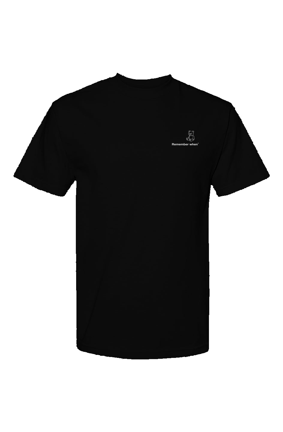 RememberWhen? Classic Streetwear T Shirt Black