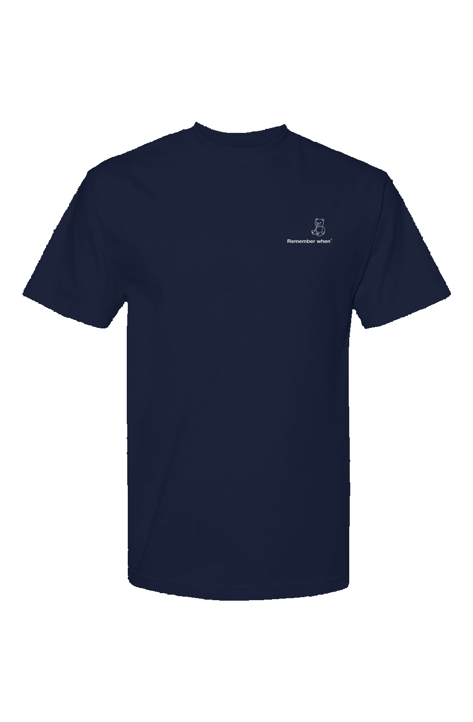 RememberWhen? Classic Streetwear T Shirt Navy