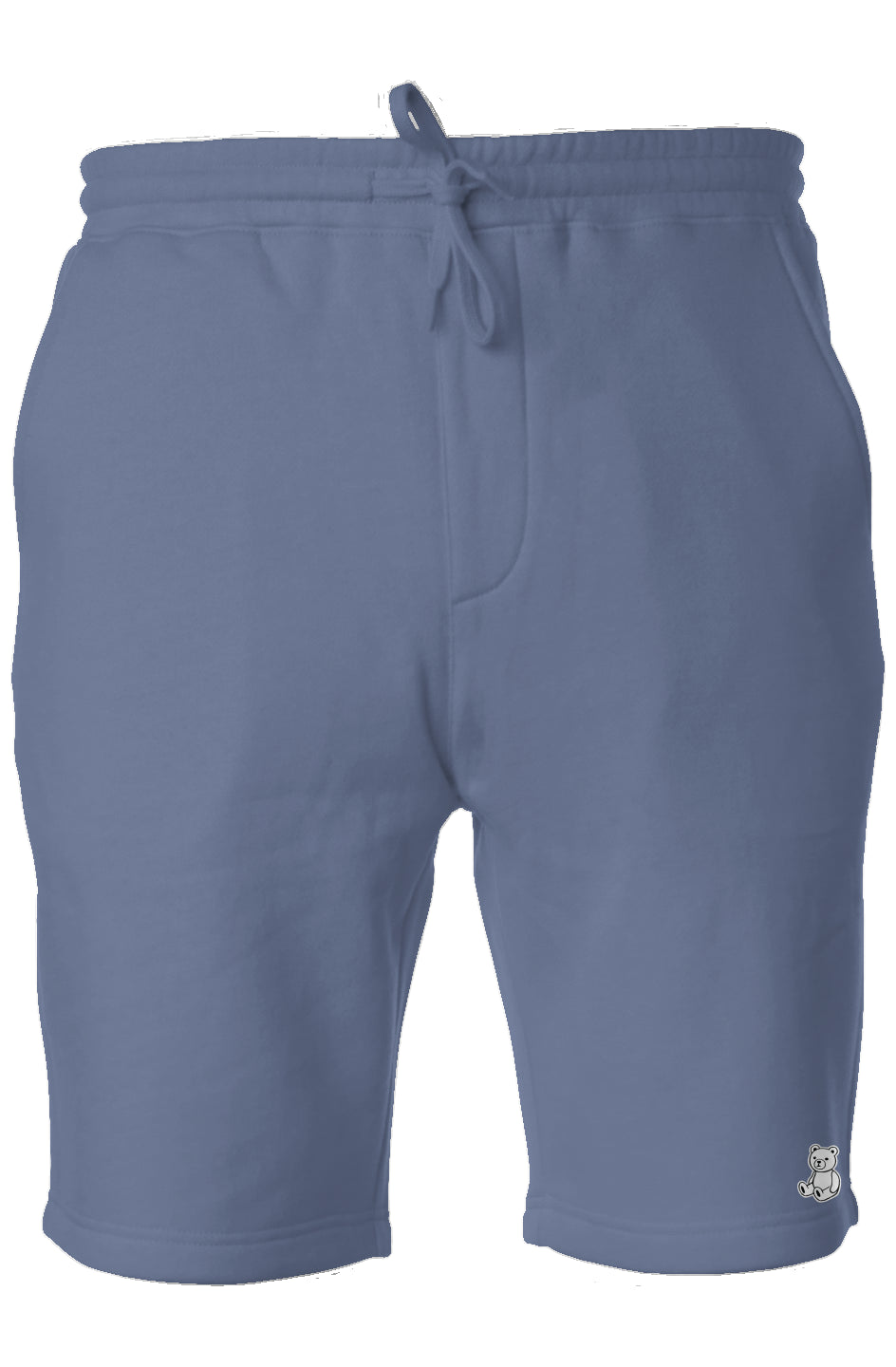 RememberWhen? Pastel Fleece Shorts Slate