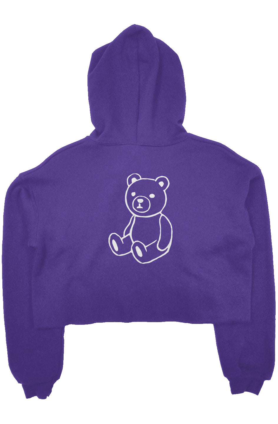 RememberWhen? Big Bear crop fleece hoodie Team (ro