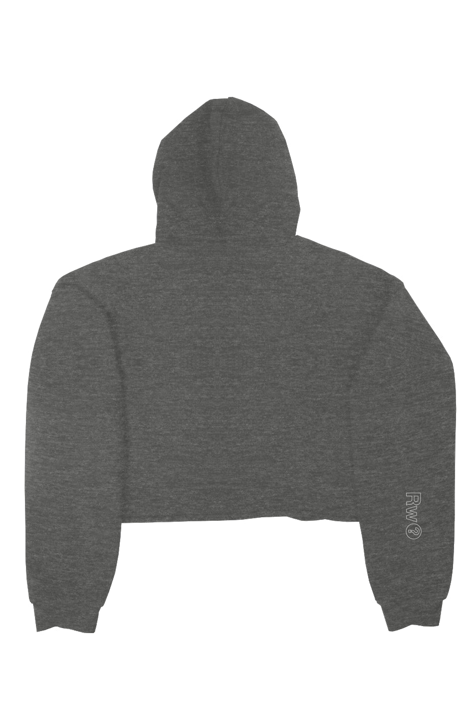 RememberWhen? Big Bear crop fleece hoodie Deep Hea