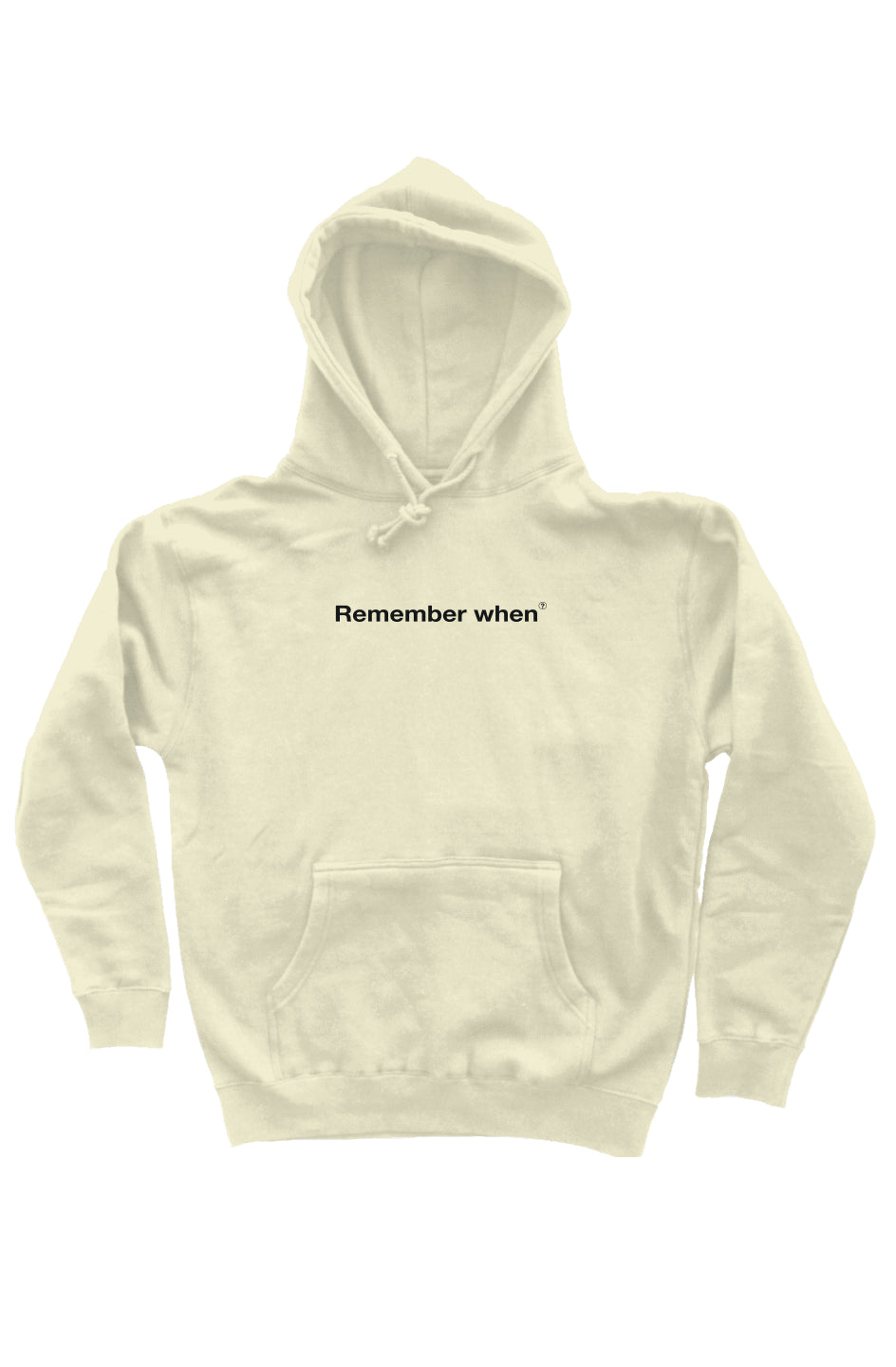 RememberWhen? Remember when Hoodie Light Yellow