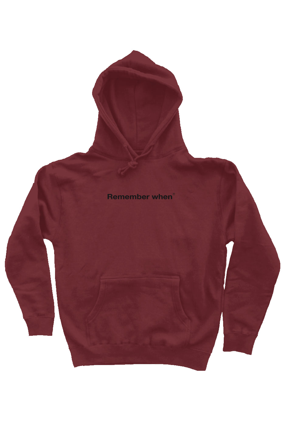 RememberWhen? Remember when Hoodie Maroon