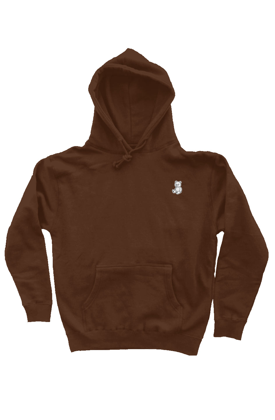 RememberWhen? Low key patch hoodie Brown