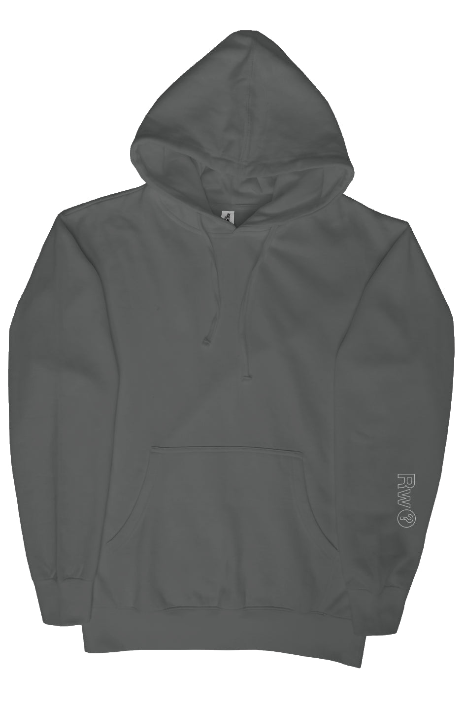 RememberWhen? Low key patch hoodie Charcoal