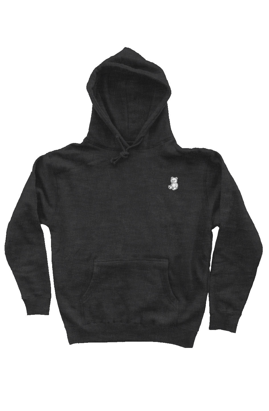 RememberWhen? Low key patch hoodie Charcoal Heathe