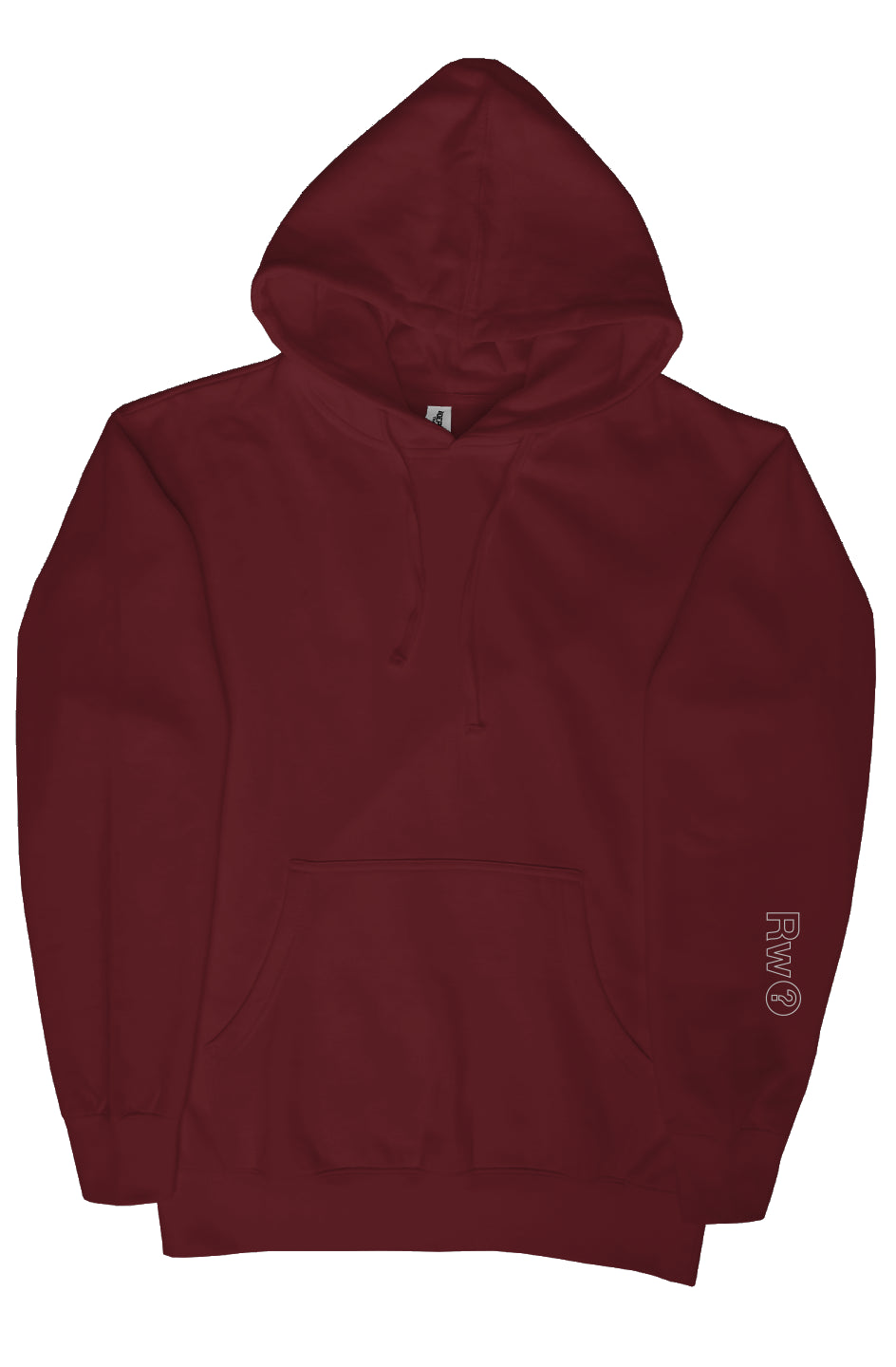 RememberWhen? Low key patch hoodie Maroon