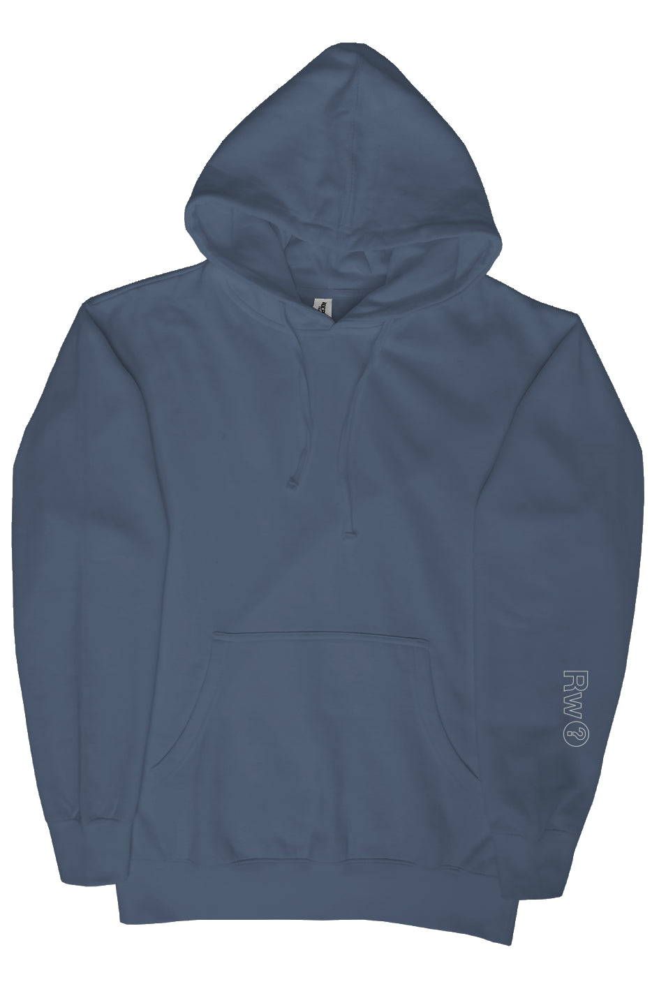 RememberWhen? Low key patch hoodie Storm Blue