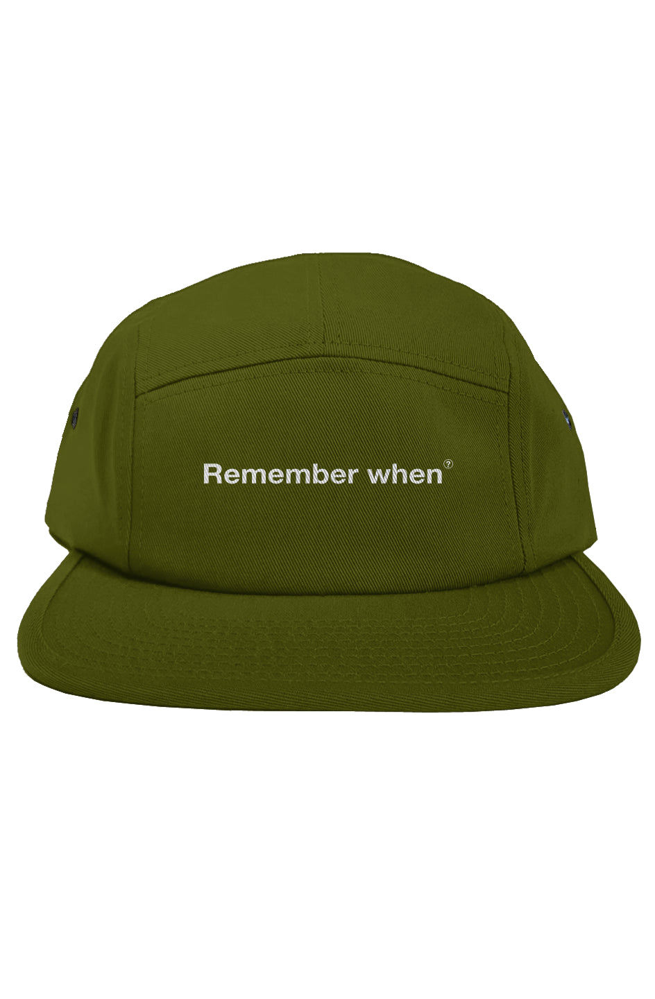 RememberWhen? Remember when Gone Camping 5 panel Olive