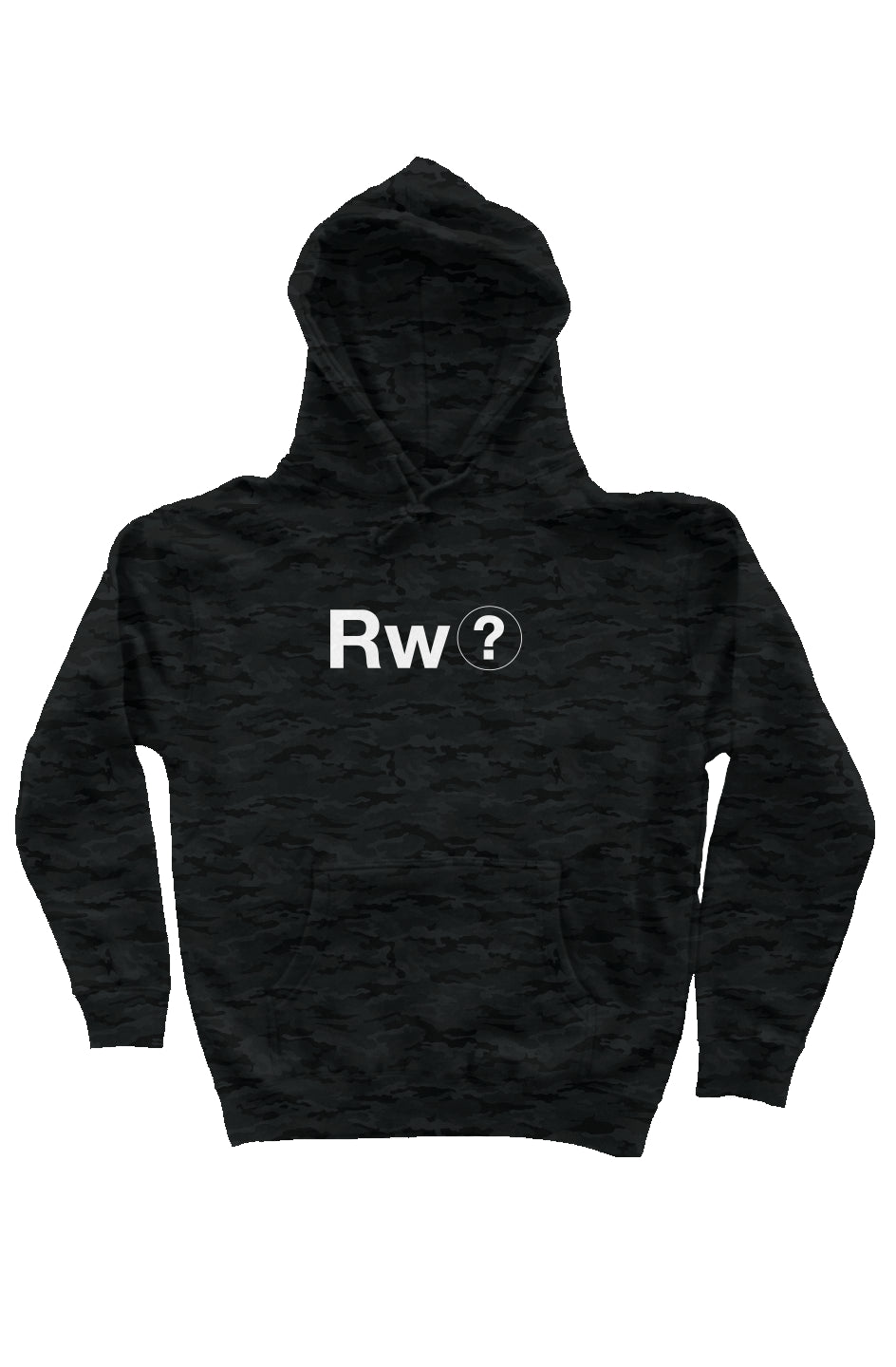 RememberWhen? Camo Rw? Hoodie Black Camo