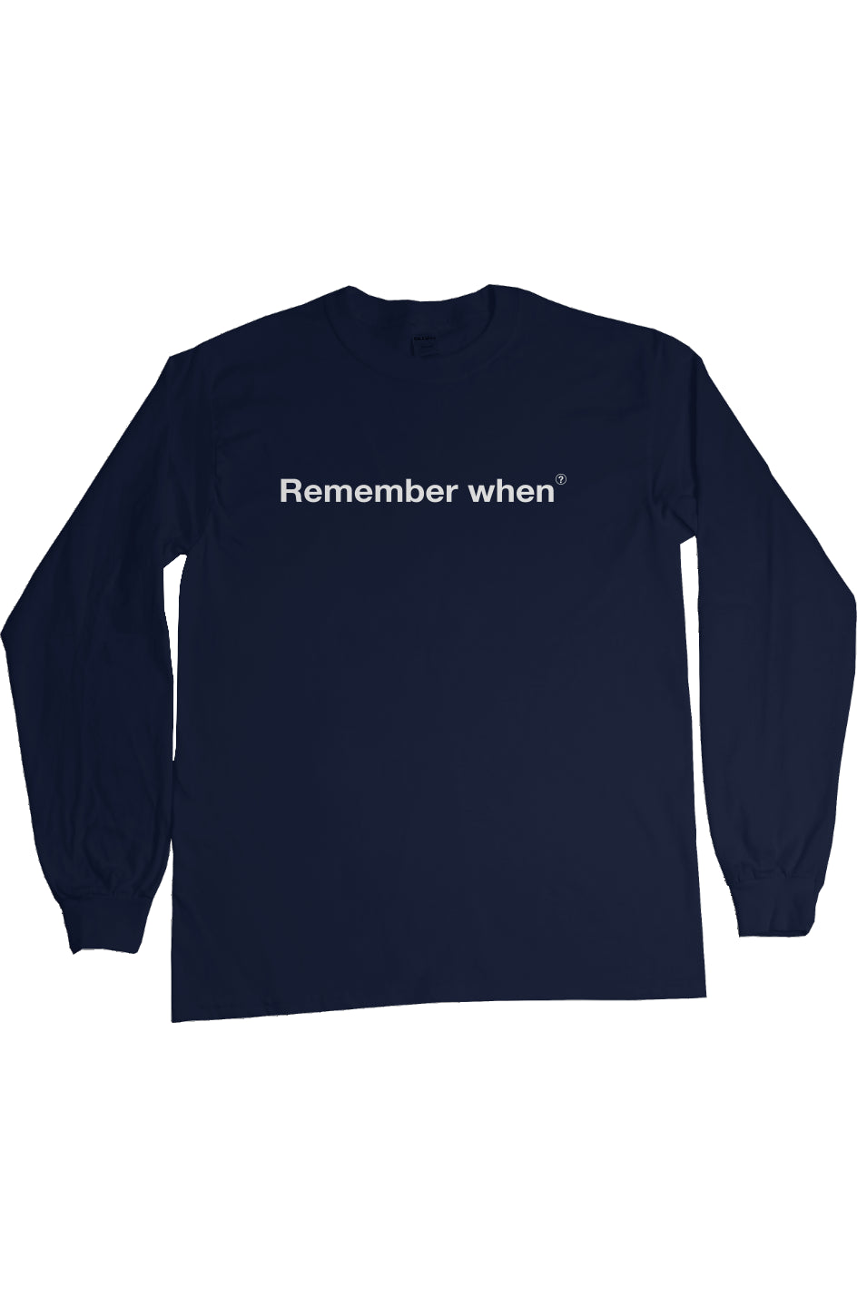 RememberWhen? All out Long sleeve tee Navy