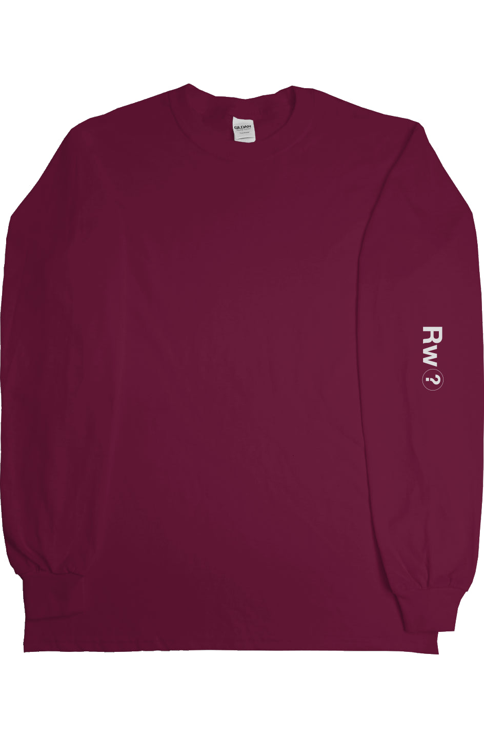 RememberWhen? All out Long sleeve tee Maroon