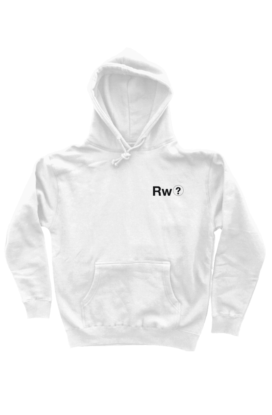 RememberWhen? Rw? Classic Logo Hoodie White