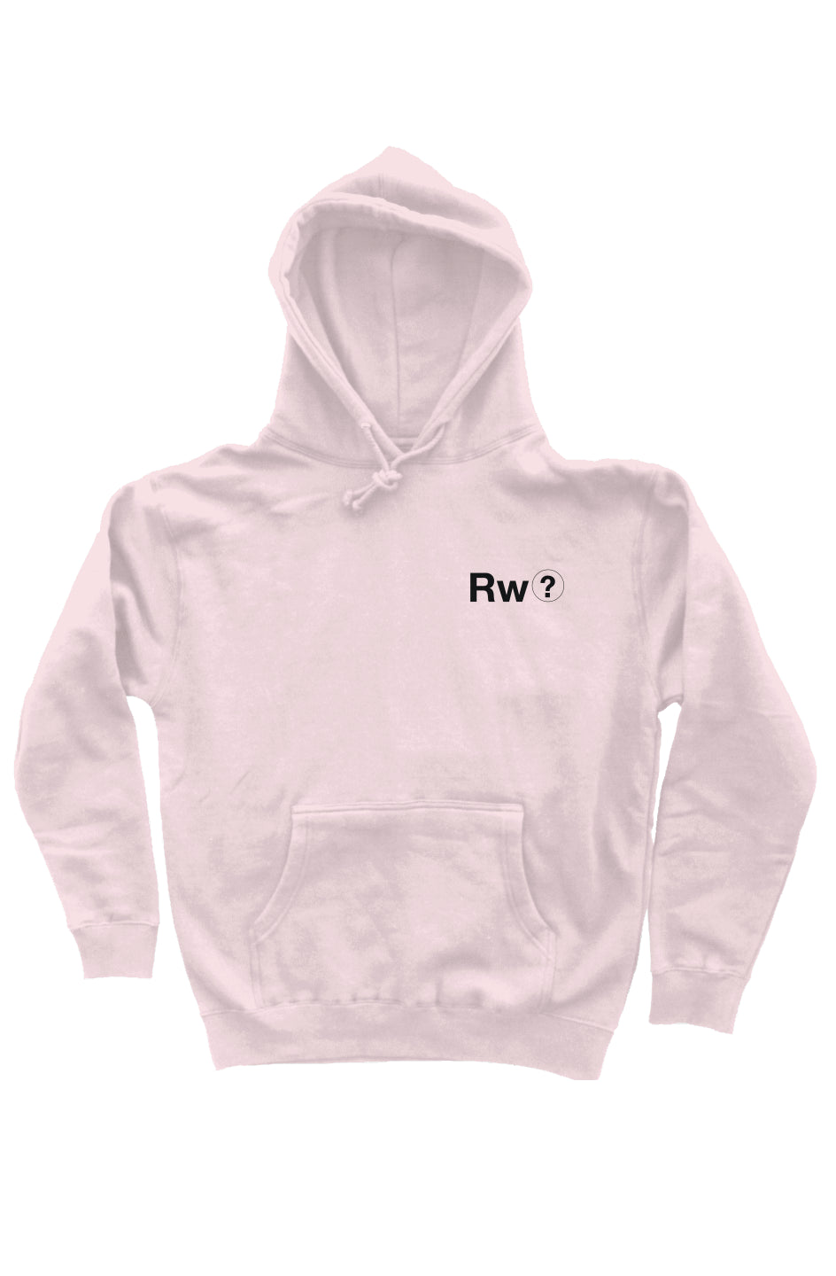 RememberWhen? Rw? Classic Logo Hoodie Light Pink