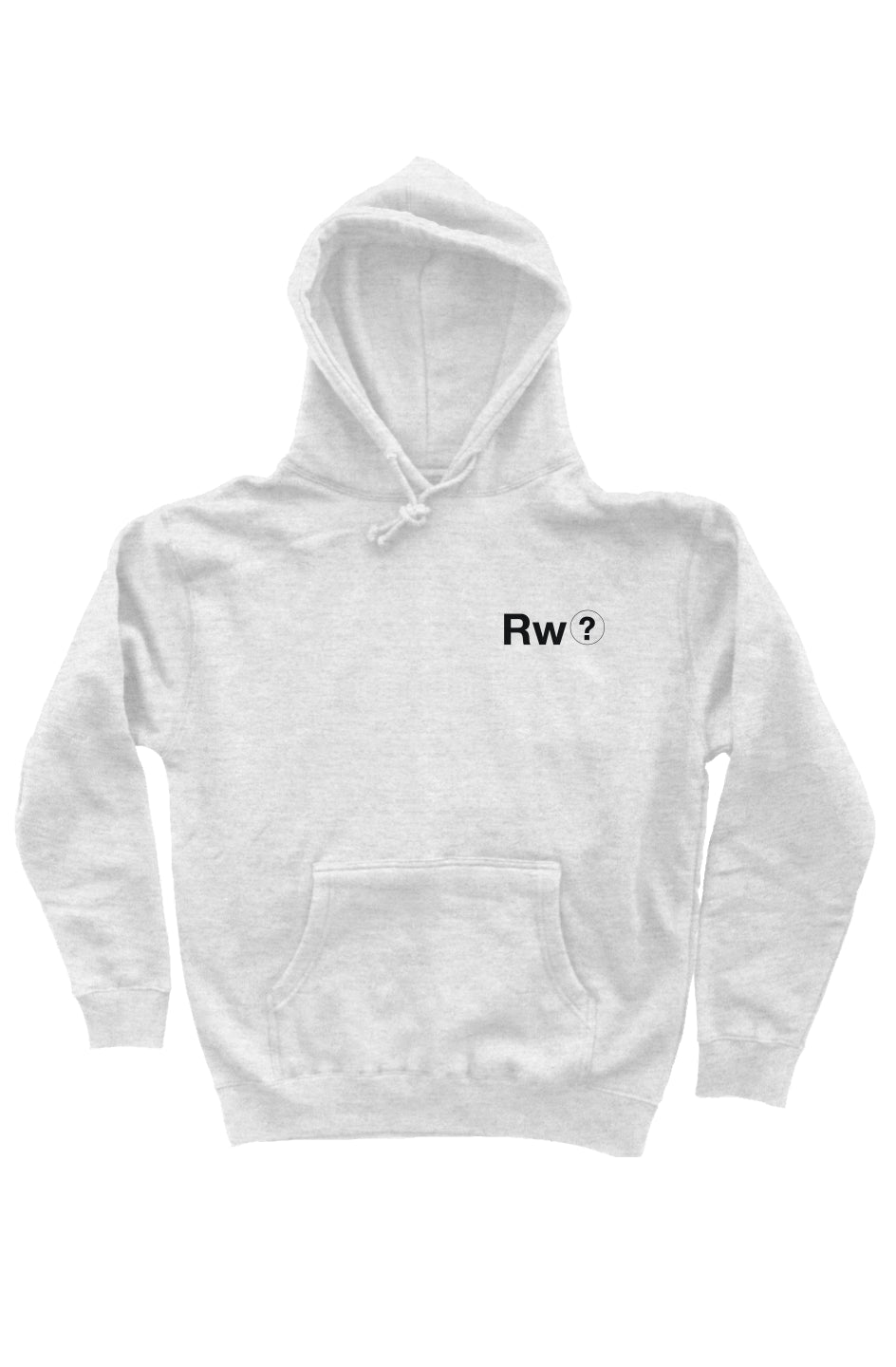 RememberWhen? Rw? Classic Logo Hoodie Grey Heather