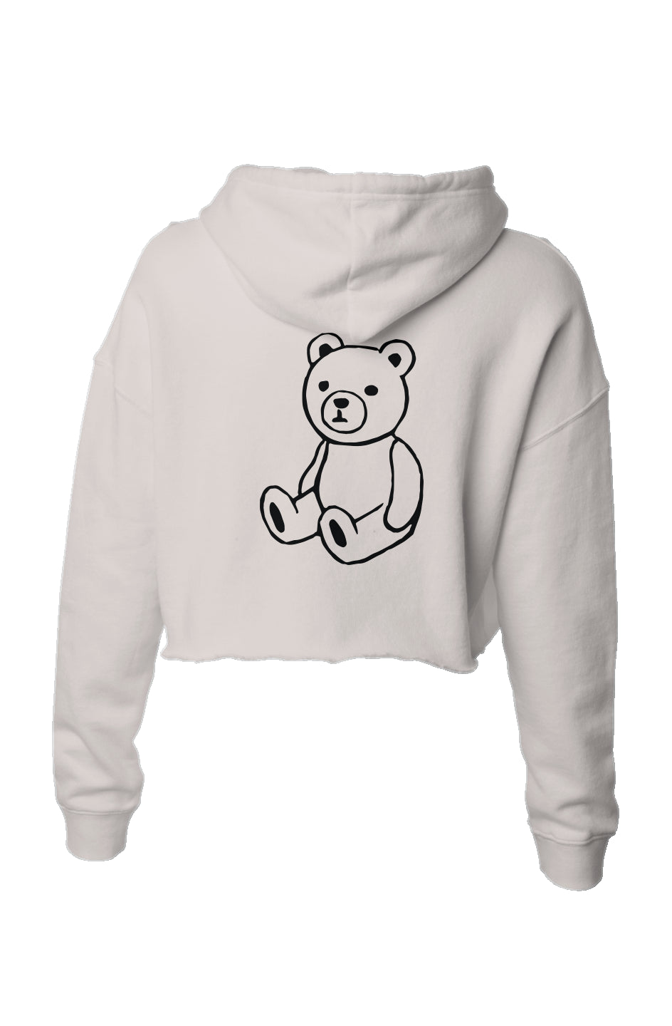 RememberWhen? Rw? lightweight crop hoodie Bone