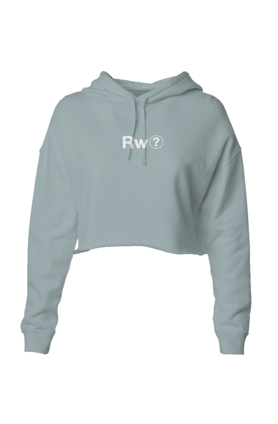 RememberWhen? Rw? lightweight crop hoodie Sage