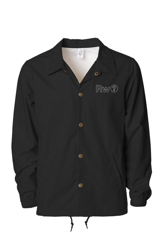 RememberWhen? Water Resist 10k Coaches Jacket Blac