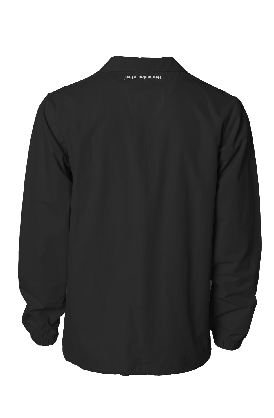 RememberWhen? Water Resist 10k Coaches Jacket Blac