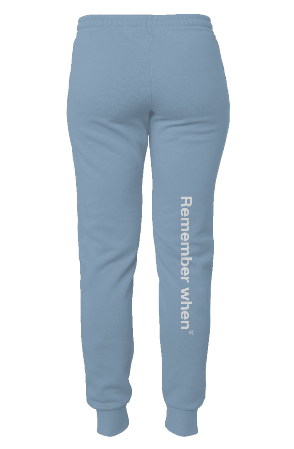 RememberWhen? Womens Leg Logo Sweatpants Misty Blu