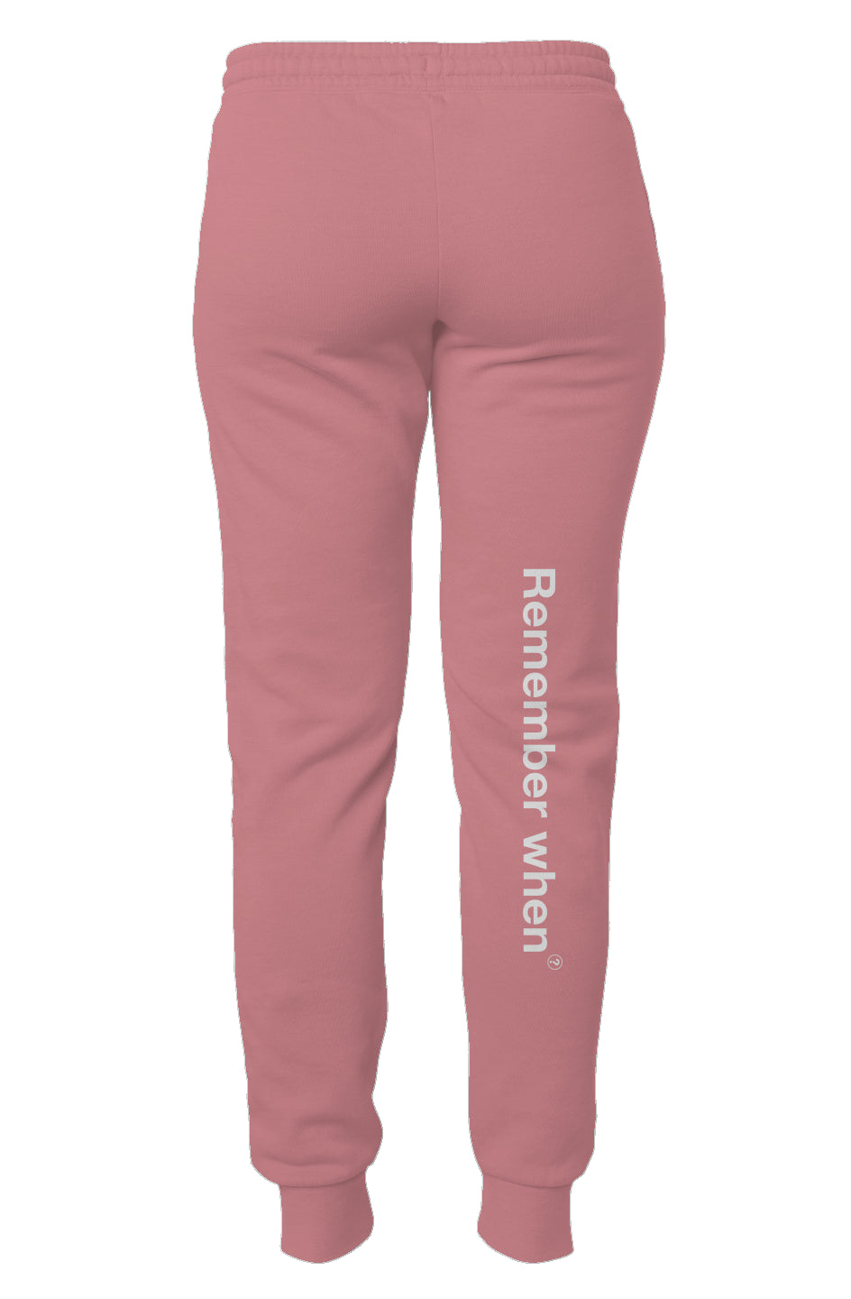 RememberWhen? Womens Leg Logo Sweatpants Dusty Ros