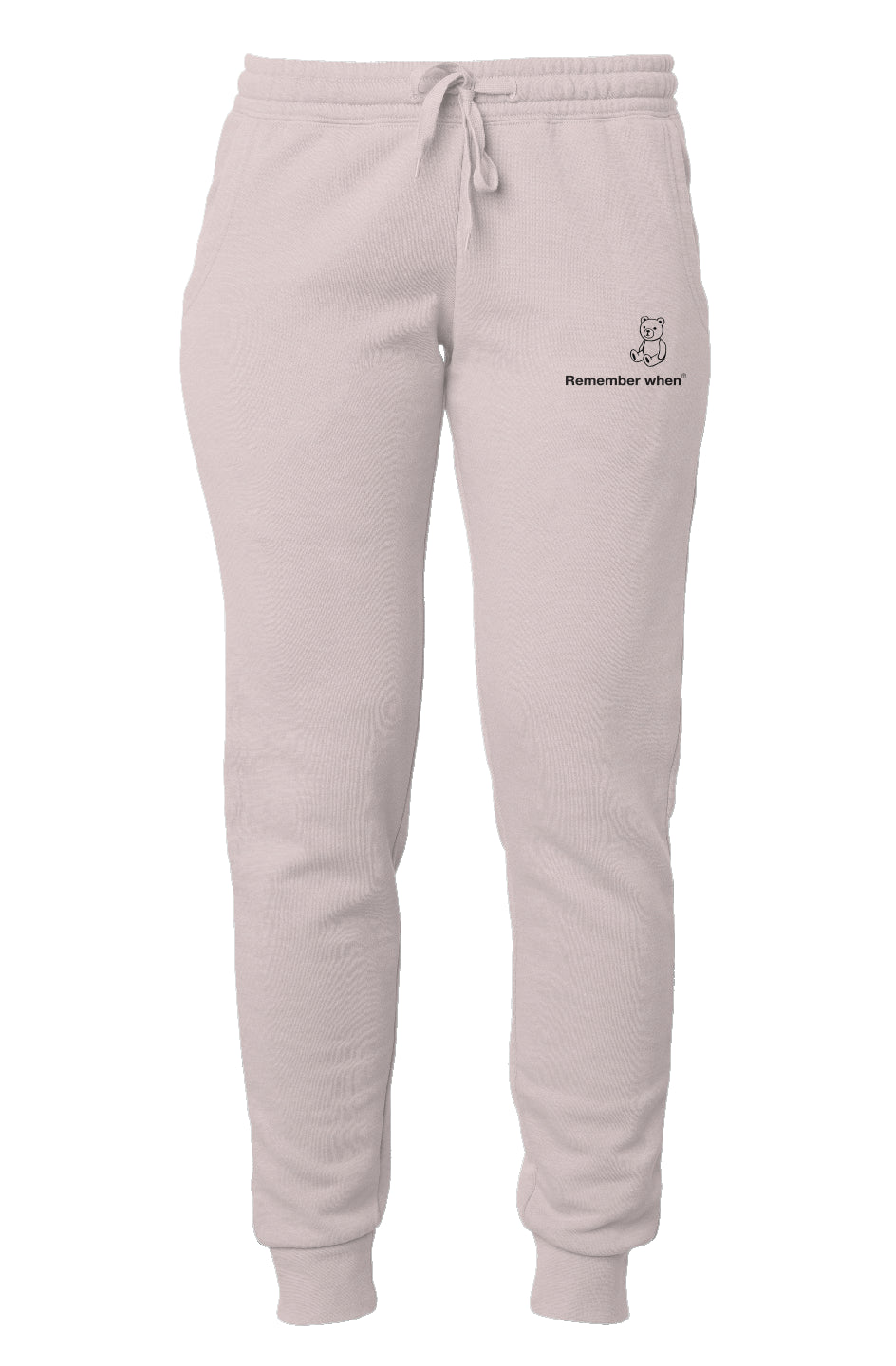 RememberWhen? Womens Leg Logo Sweatpants Blush