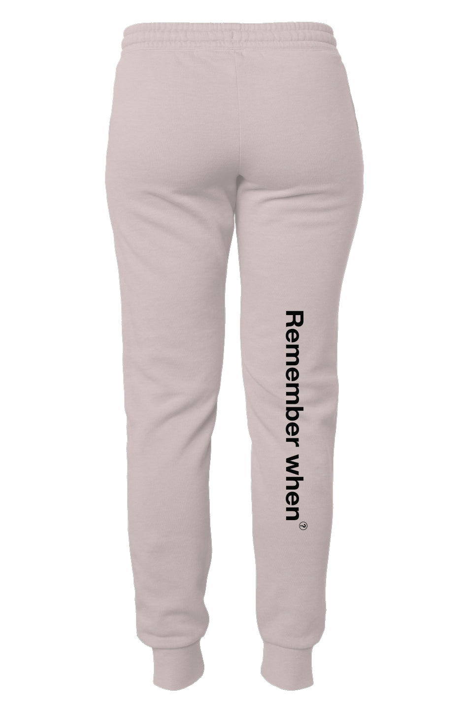 RememberWhen? Womens Leg Logo Sweatpants Blush