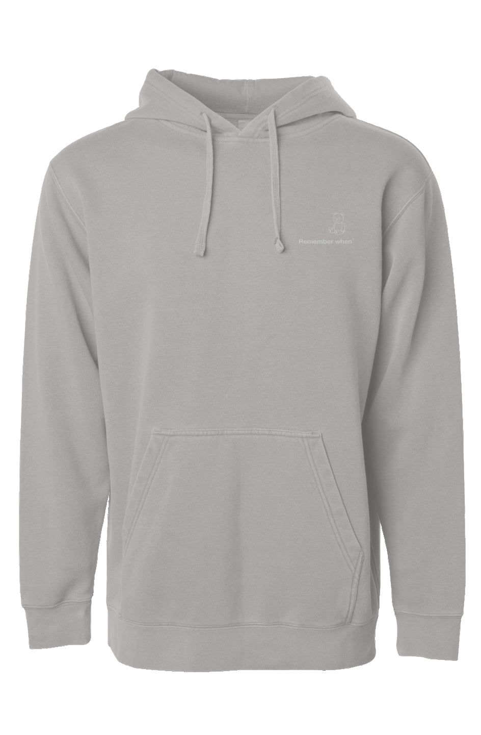 RememberWhen? Classic Pastel Hoodie White Logo Ivo