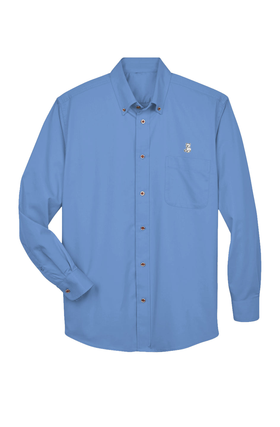 Mens Long-Sleeve Twill Shirt